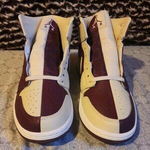 WMNS Size  W11.5/M10 - Air Jordan 1 SE Mid Split - Beach Cherrywood W
